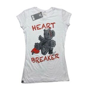 Women's Ashba Swag Demented Collection x Heart Breaker DJ merch top shirt LARGE